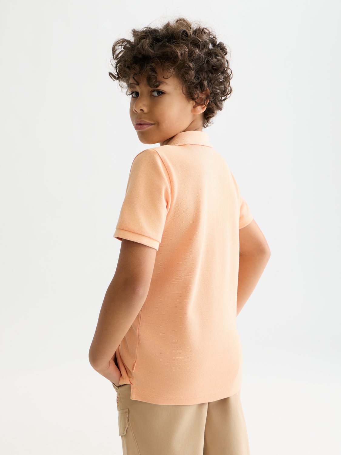 Kids - Garment-dyed pique polo - Scotch & Soda AU