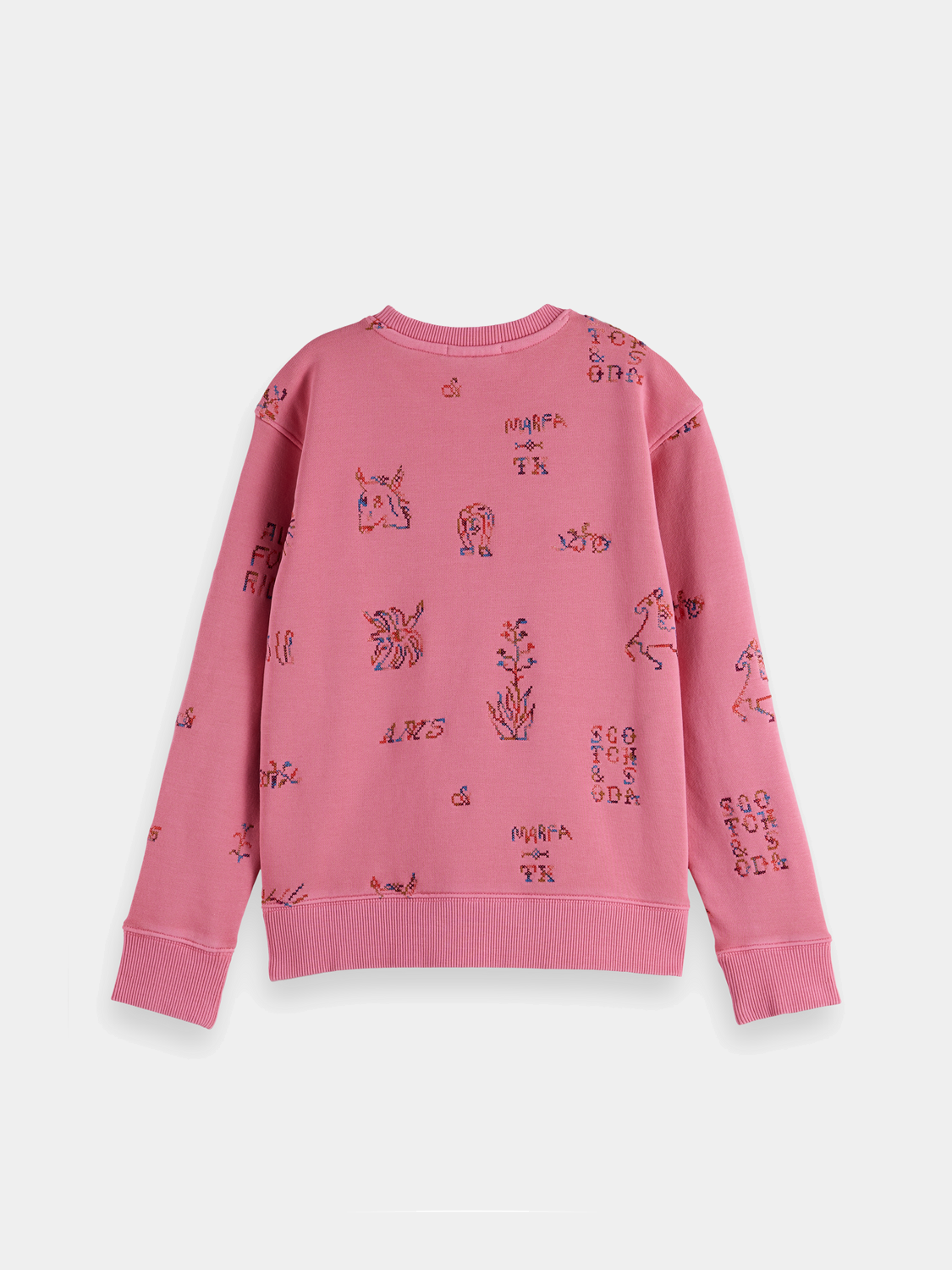 Kids - Embroidered sweatshirt - Scotch & Soda AU