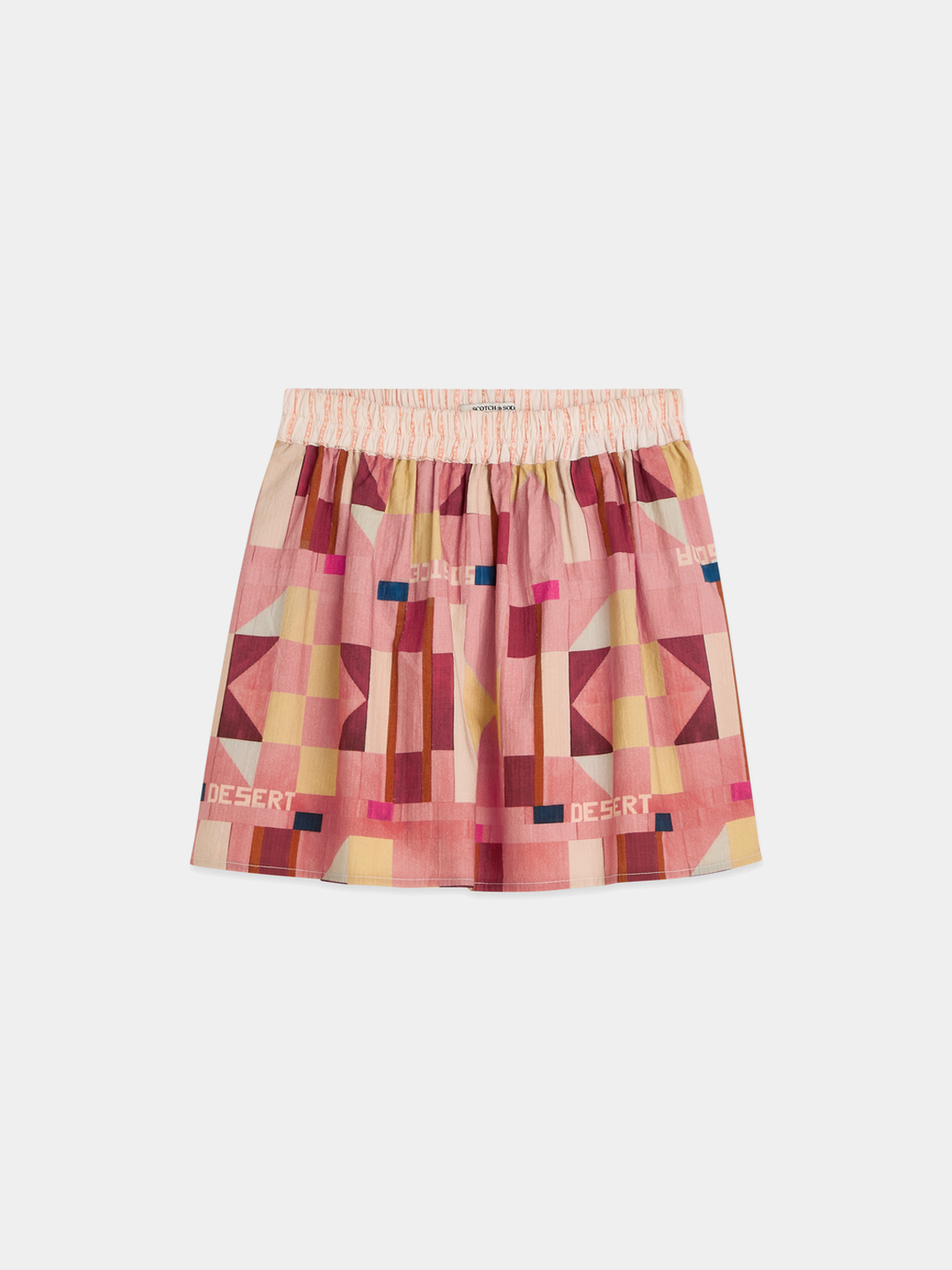 Kids - Printed seersucker skirt - Scotch & Soda AU