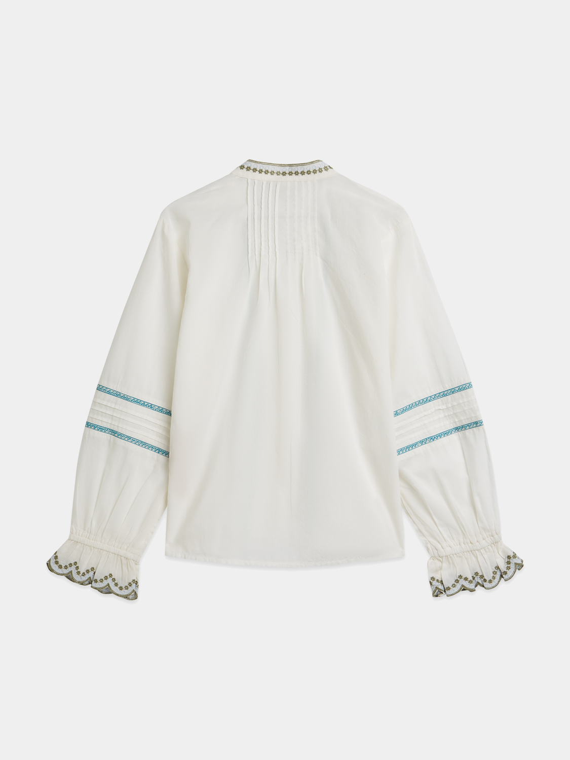 Kids - Embroidered cuffe shirt - Scotch & Soda AU