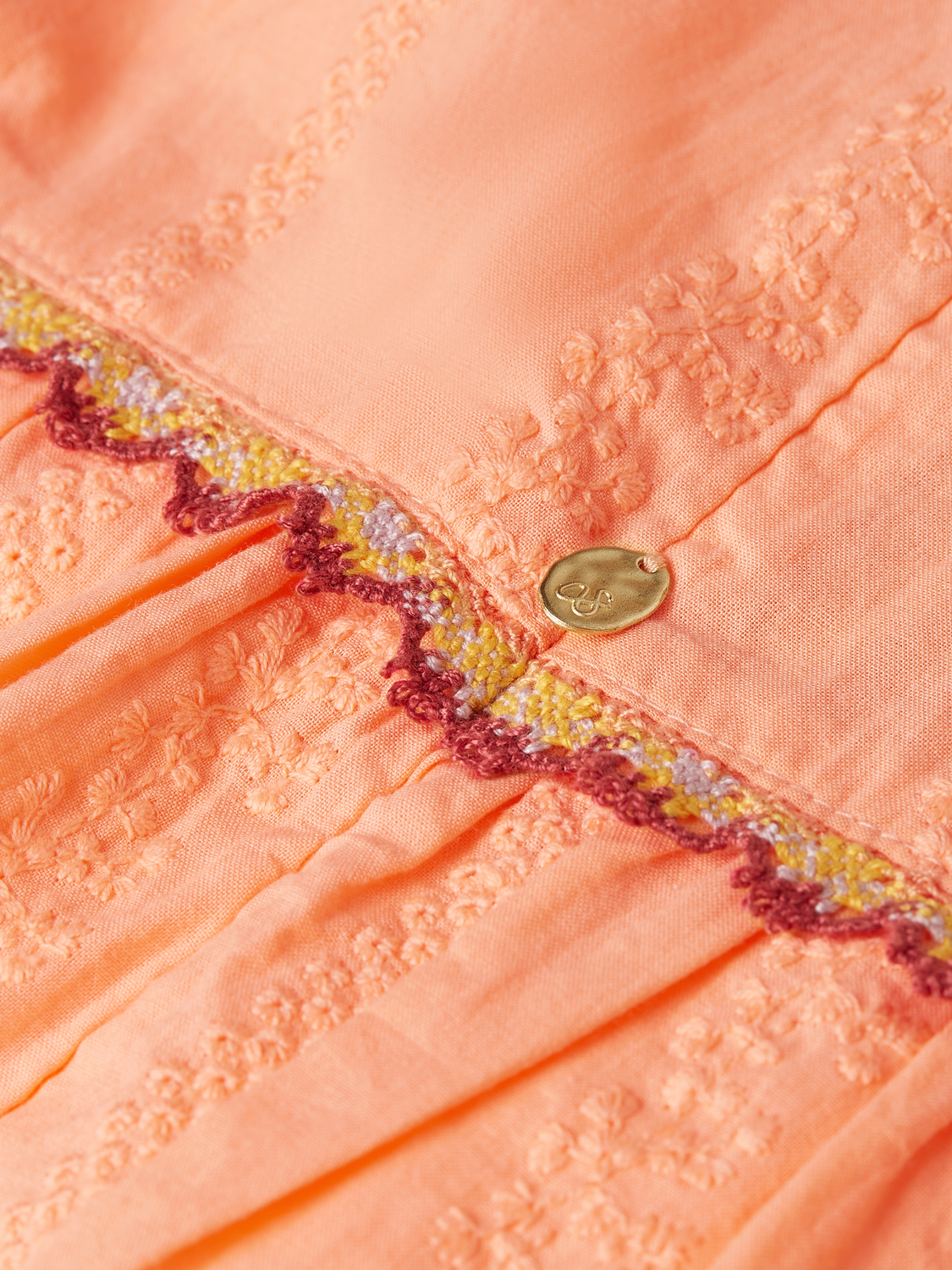 Kids - Embroidered striped dress - Scotch & Soda AU