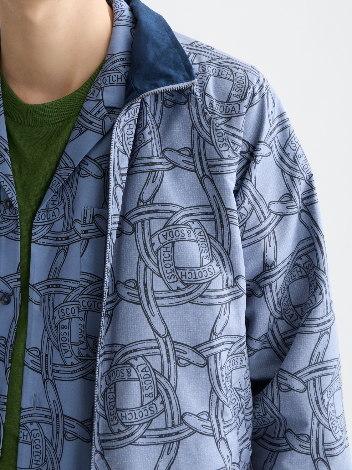 Reversible printed jacket - Scotch & Soda AU