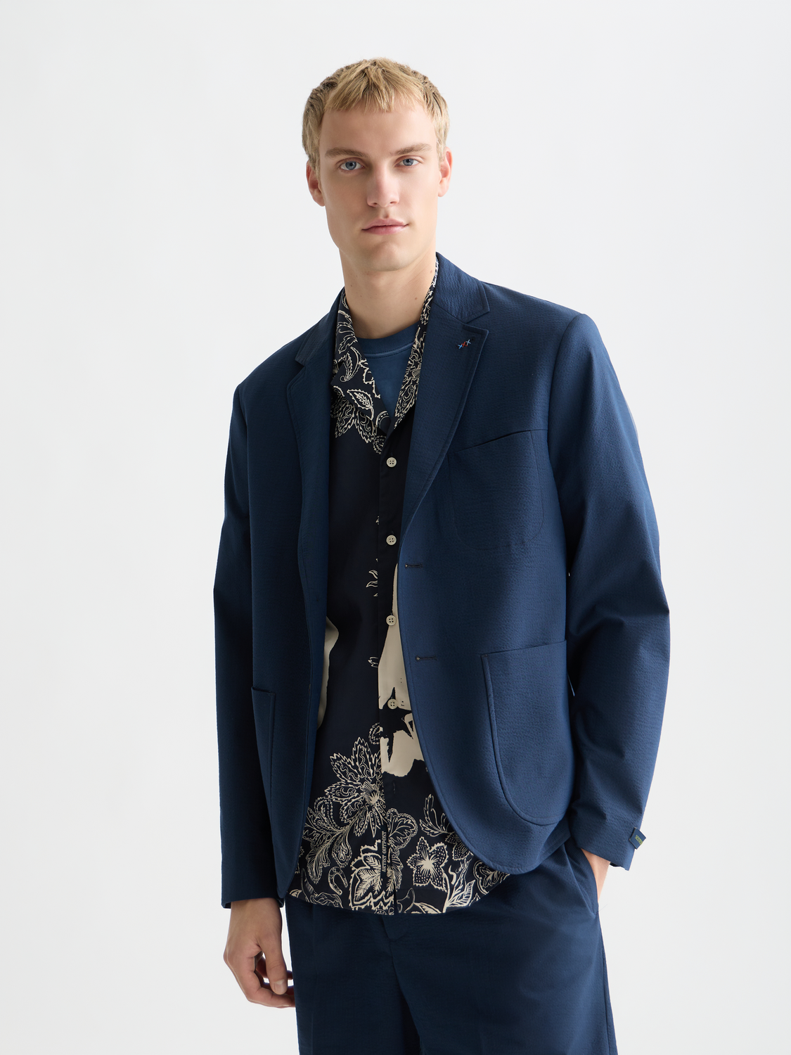 Unconstructed seersucker blazer - Scotch & Soda AU