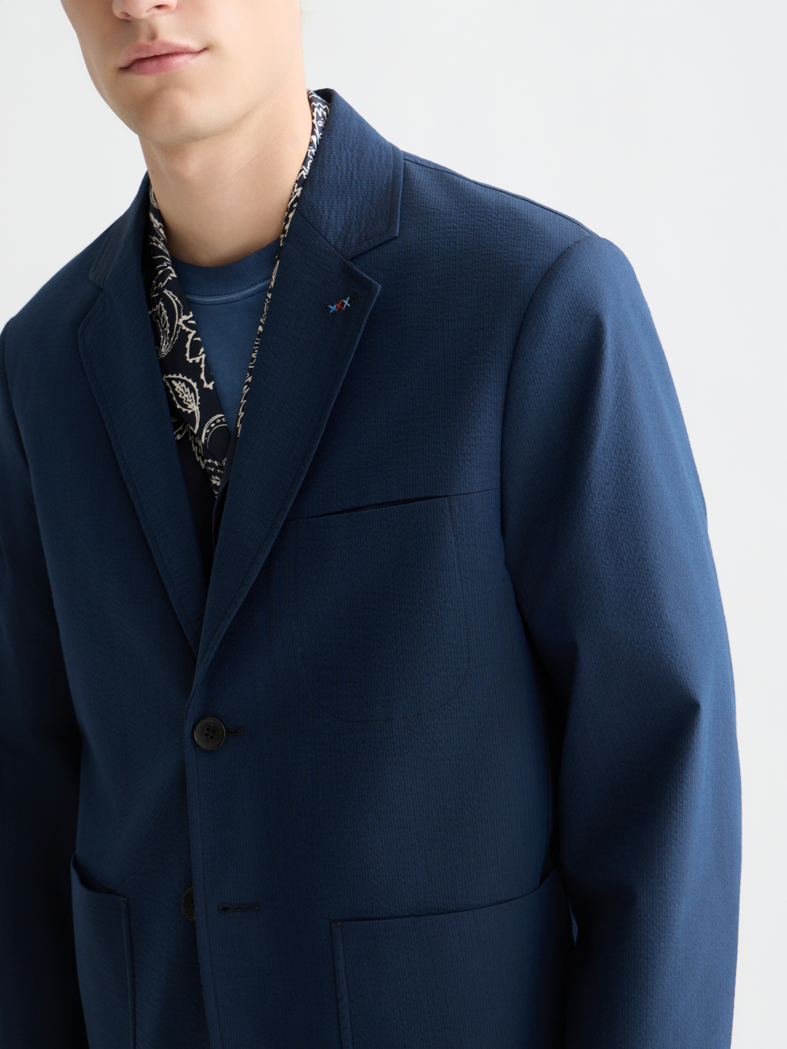 Unconstructed seersucker blazer - Scotch & Soda AU