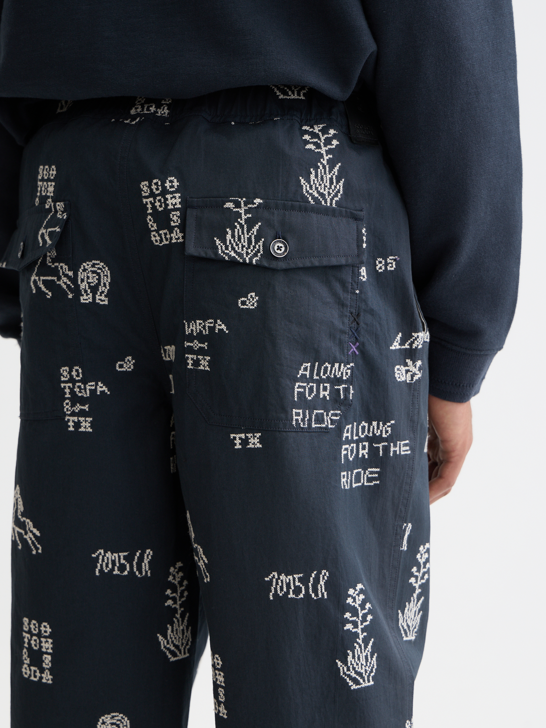 Embroidered chinos - Scotch & Soda AU