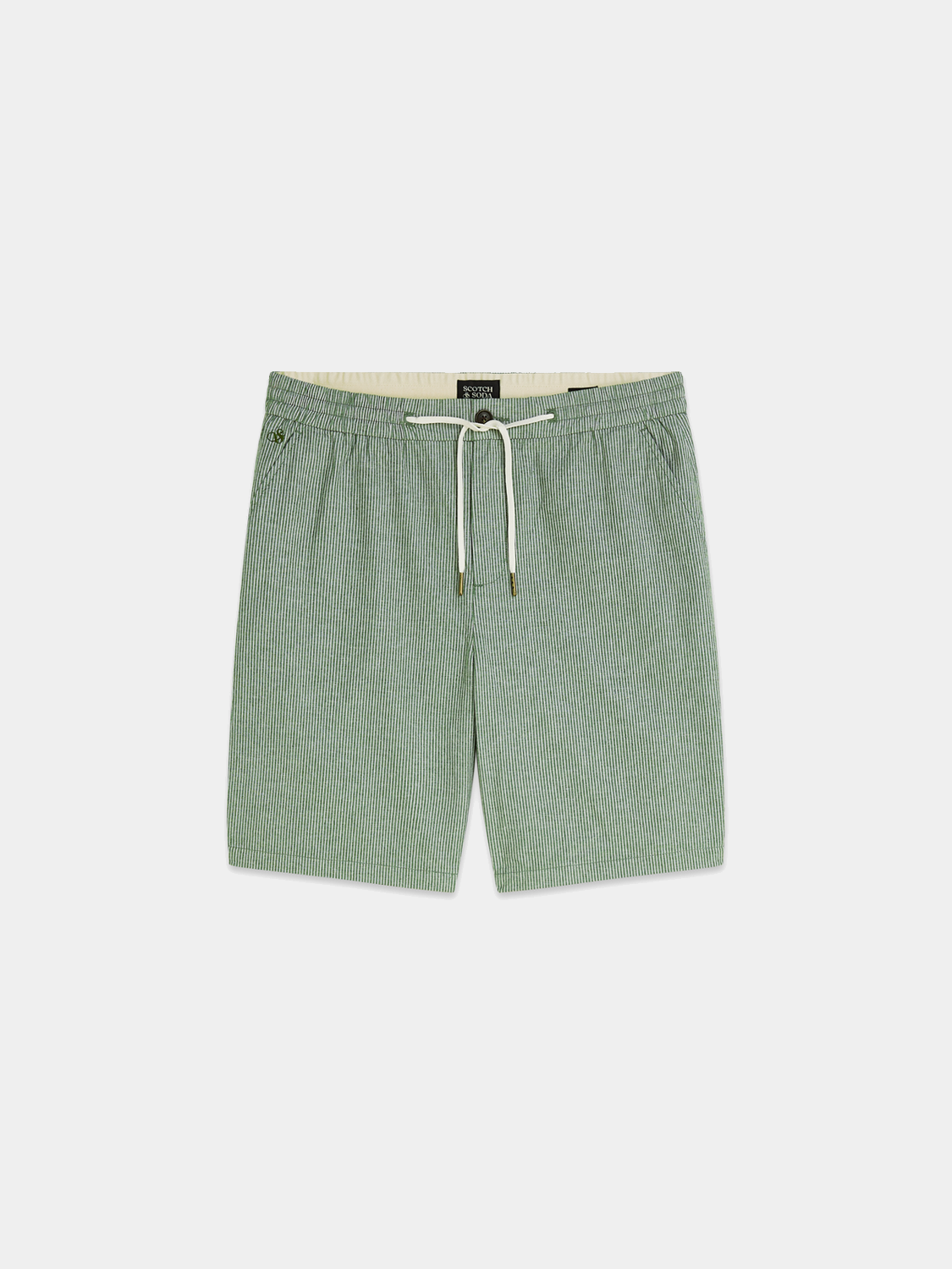 Fave cotton-linen shorts - Scotch & Soda AU