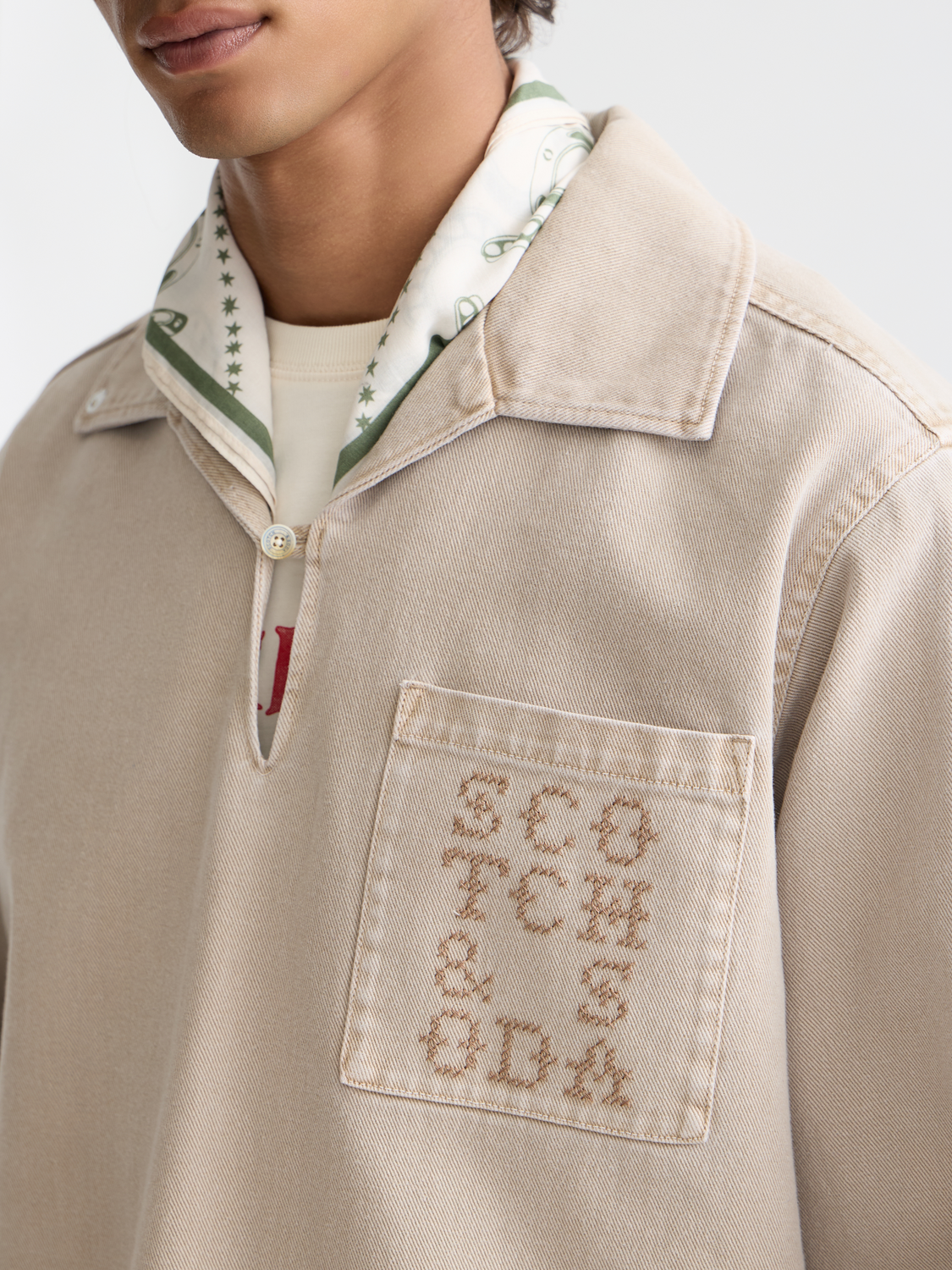 Washed overshirt - Scotch & Soda AU
