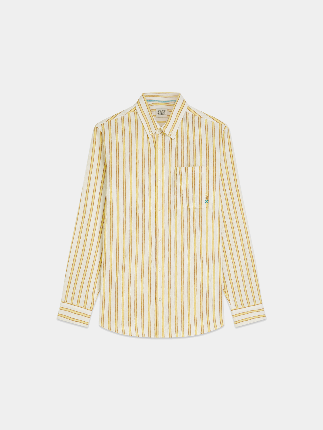 Striped crinkle shirt - Scotch & Soda AU