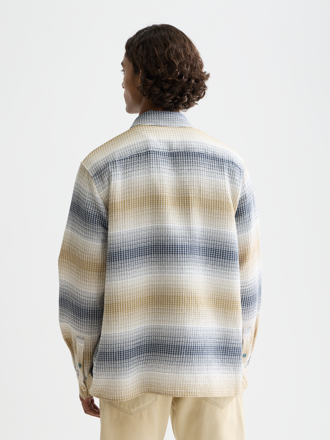 Striped waffle shirt - Scotch & Soda AU