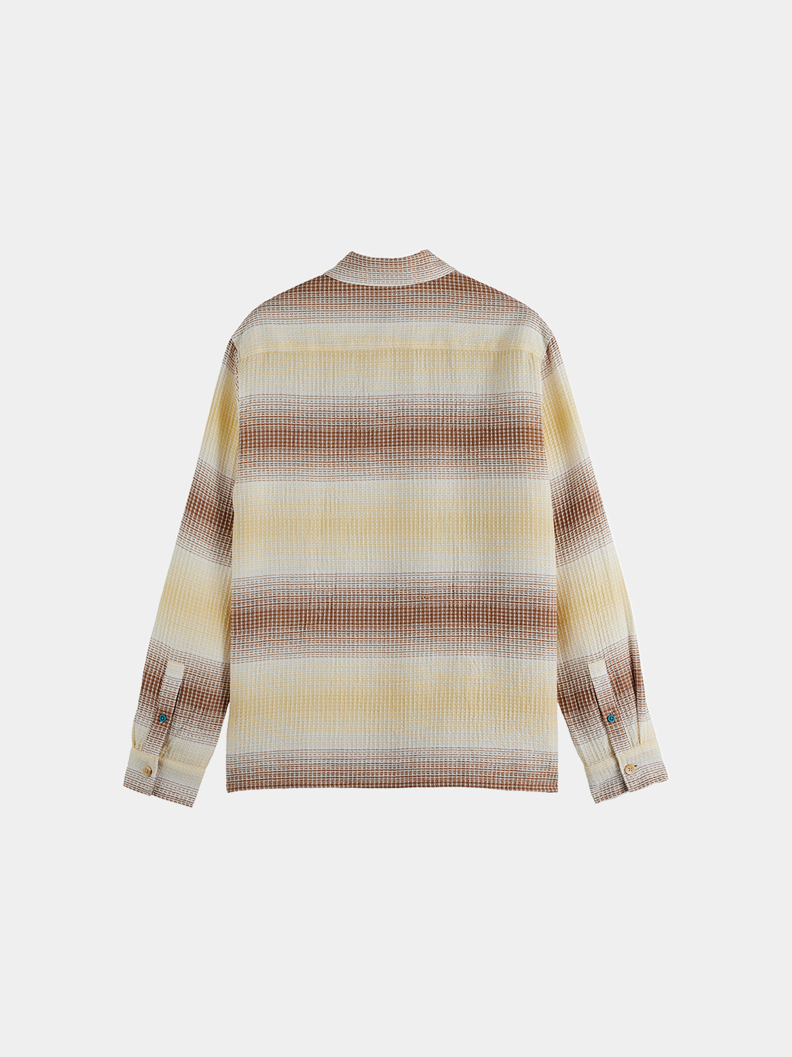 Striped waffle shirt - Scotch & Soda AU