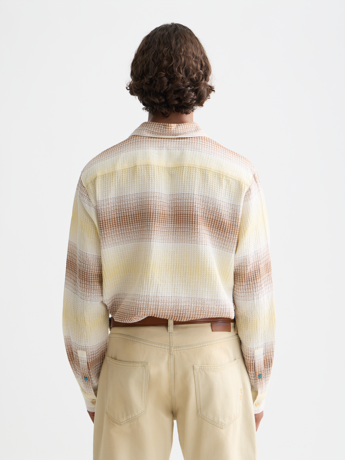 Striped waffle shirt - Scotch & Soda AU