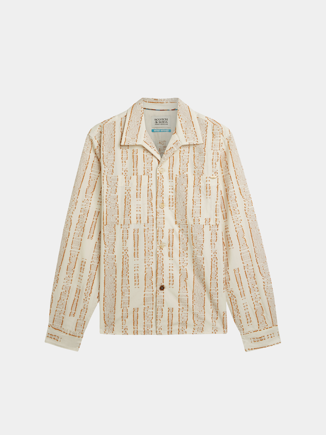 Jacquard structured shirt - Scotch & Soda AU