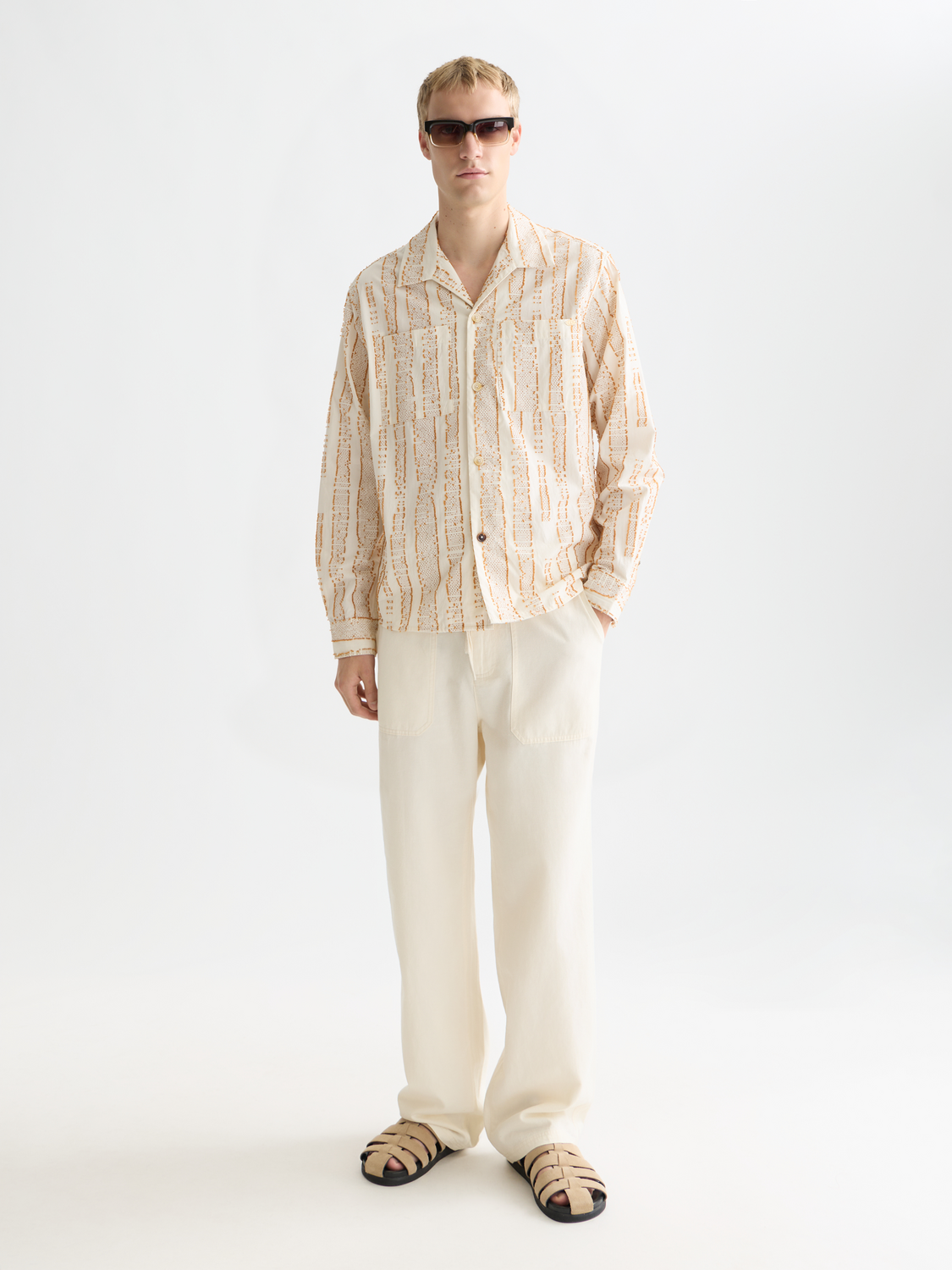 Jacquard structured shirt - Scotch & Soda AU