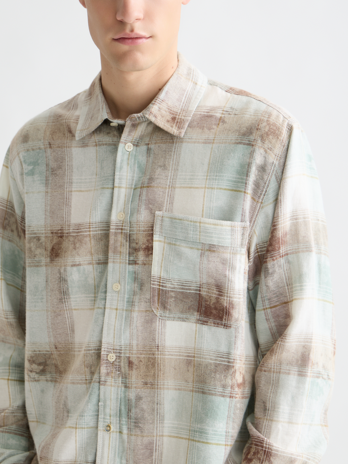 Washed check shirt - Scotch & Soda AU