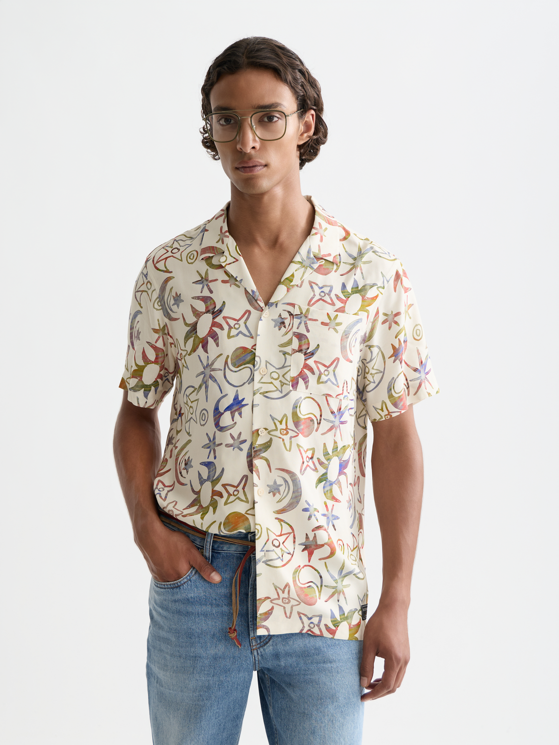 Printed short sleeved shirt - Scotch & Soda AU