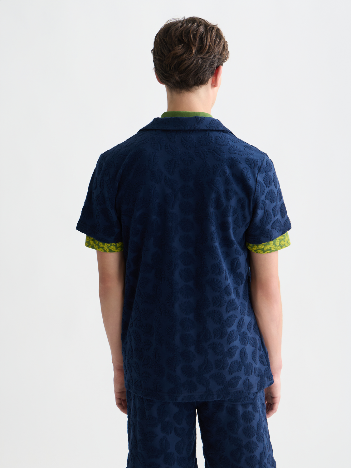 Terry jacquard short sleeved shirt - Scotch & Soda AU