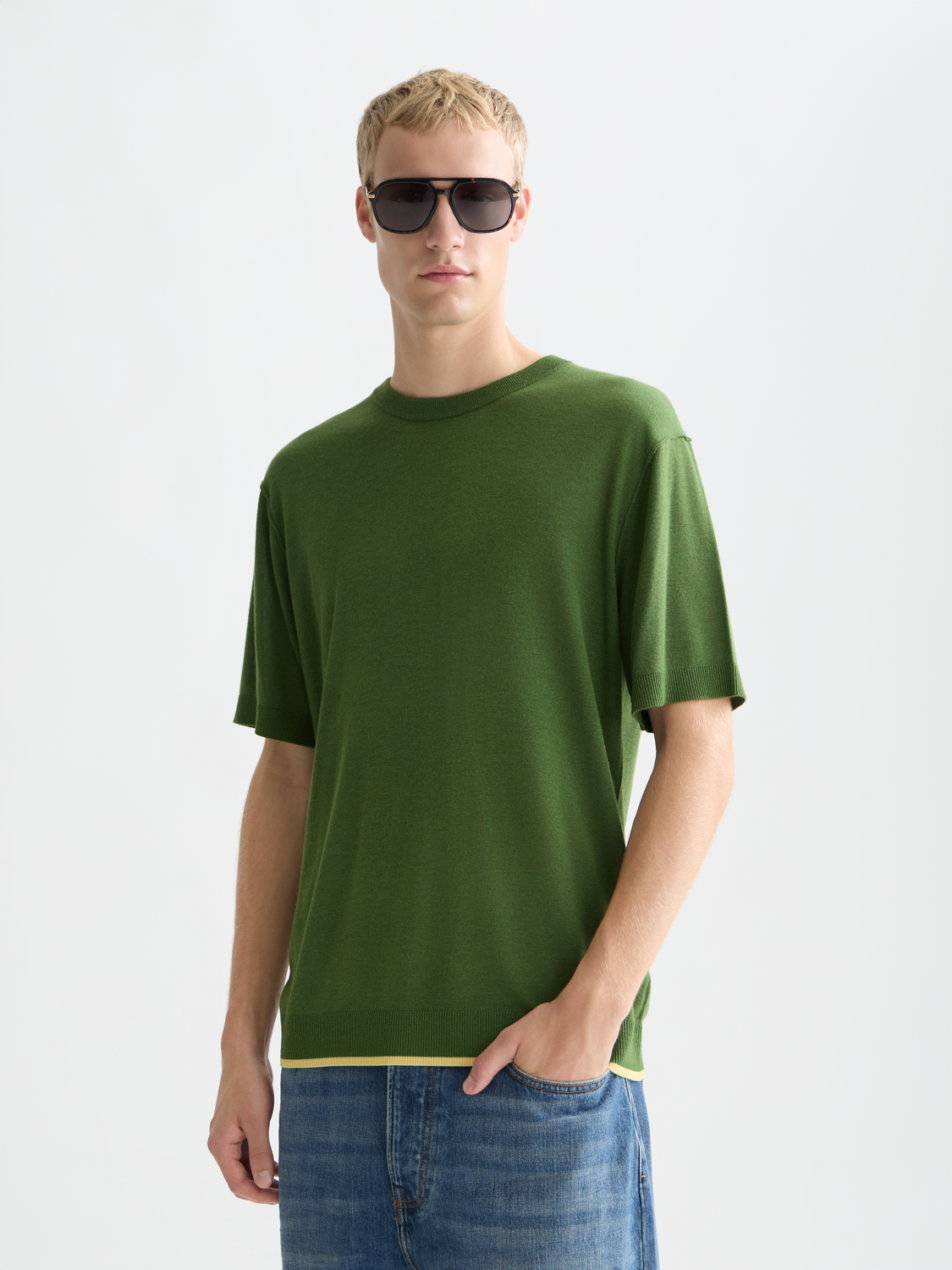 Knitted t-shirt - Scotch & Soda AU