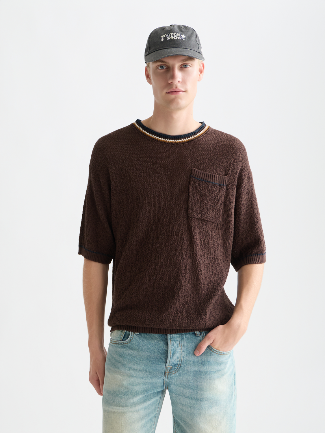 Knitted t-shirt - Scotch & Soda AU