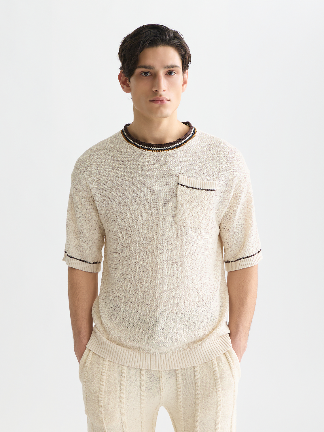 Knitted t-shirt - Scotch & Soda AU