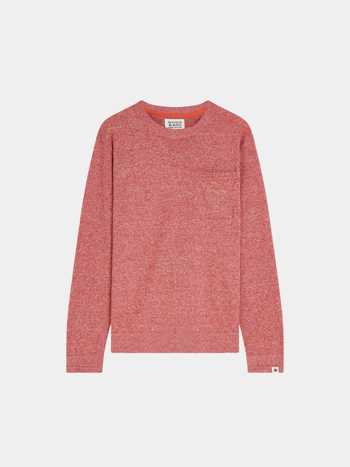 Linen-blend melange pullover - Scotch & Soda AU