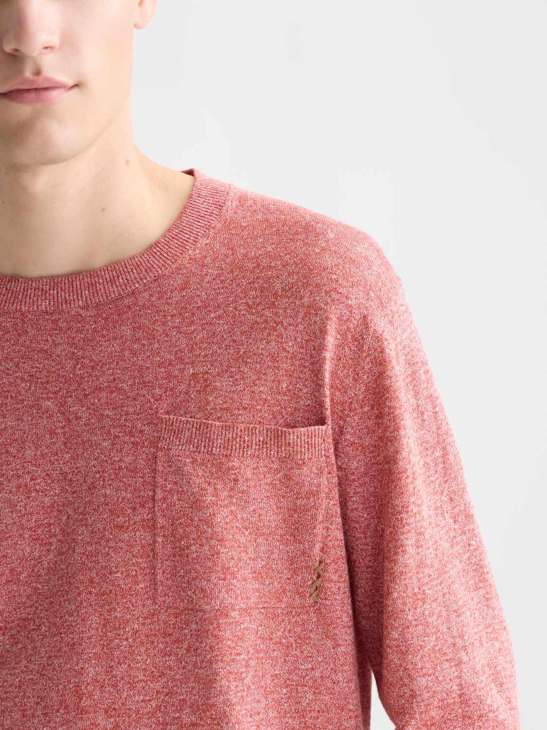Linen-blend melange pullover - Scotch & Soda AU