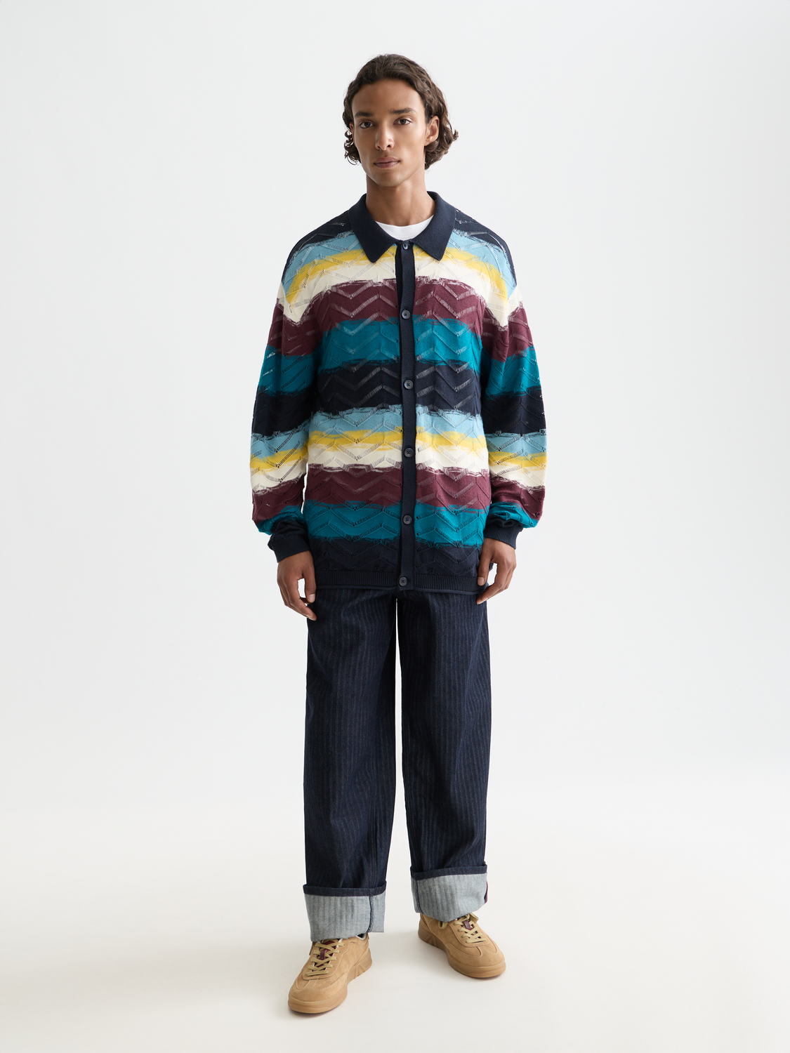 Open structure cardigan - Scotch & Soda AU