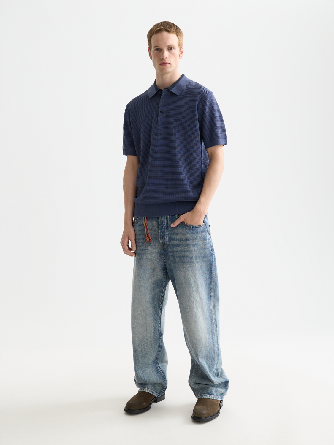 Structured knit polo - Scotch & Soda AU