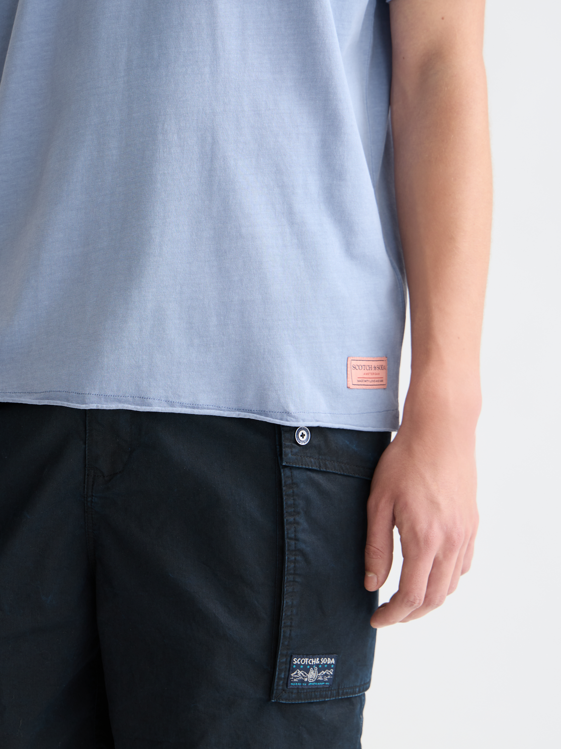 Raw edge t-shirt - Scotch & Soda AU