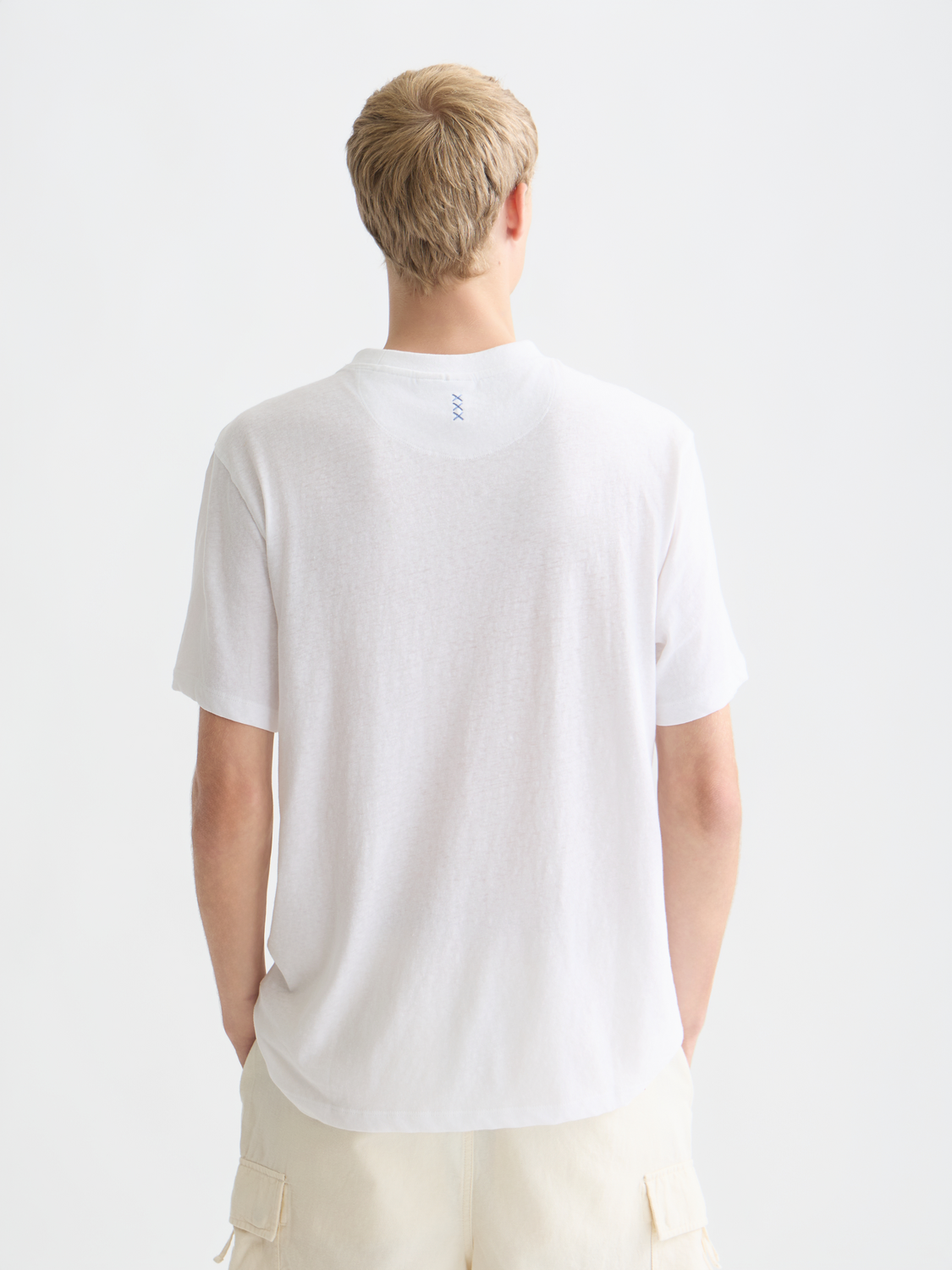 Cotton-linen t-shirt - Scotch & Soda AU