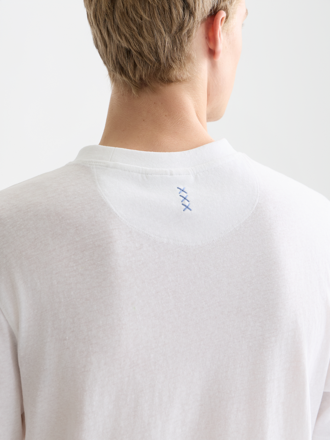 Cotton-linen t-shirt - Scotch & Soda AU