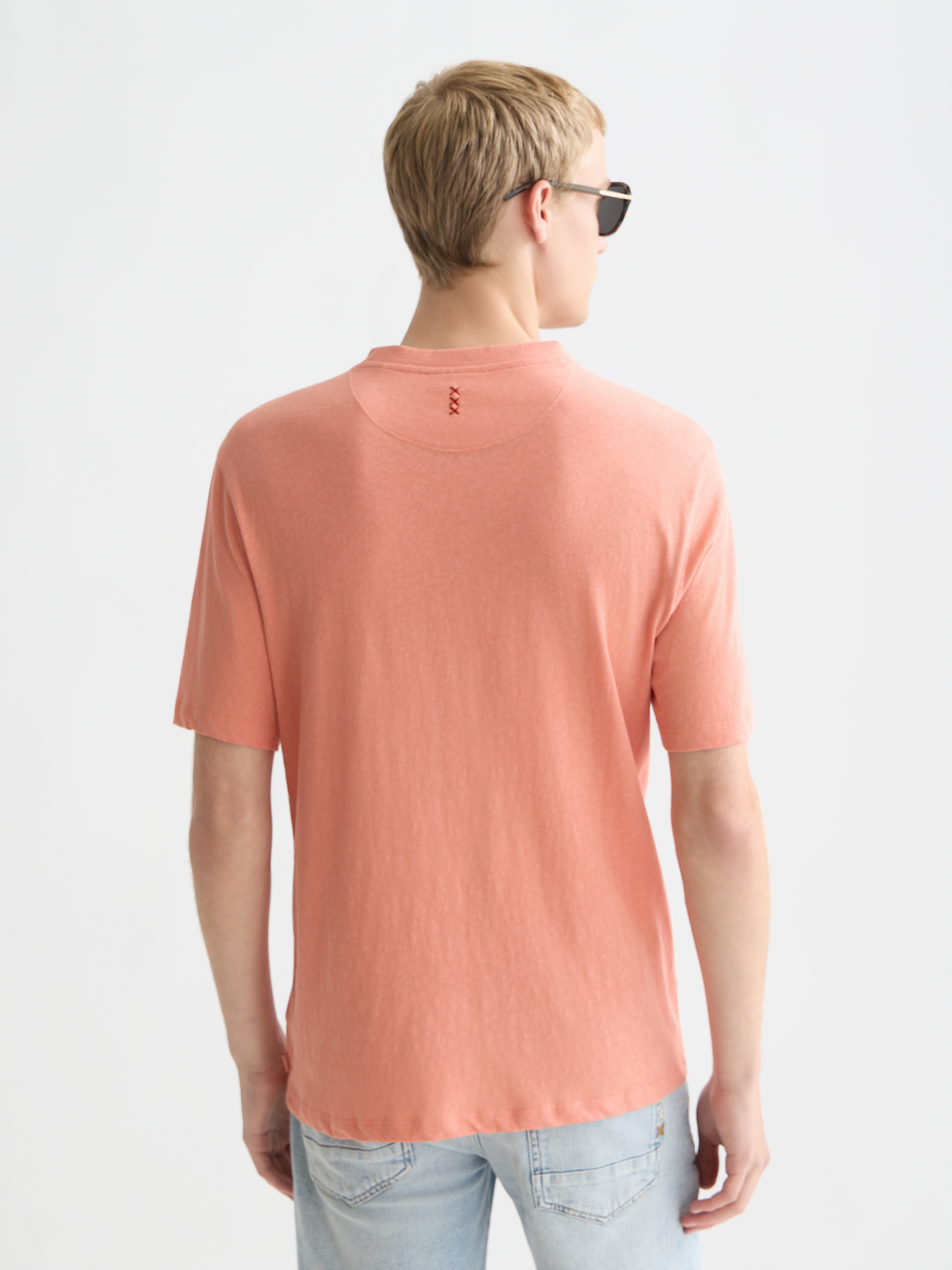 Cotton-linen t-shirt - Scotch & Soda AU