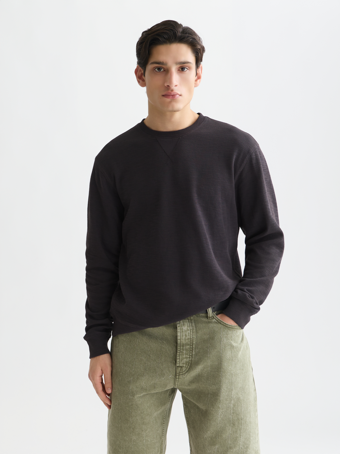 Garment-dyed sweatshirt - Scotch & Soda AU