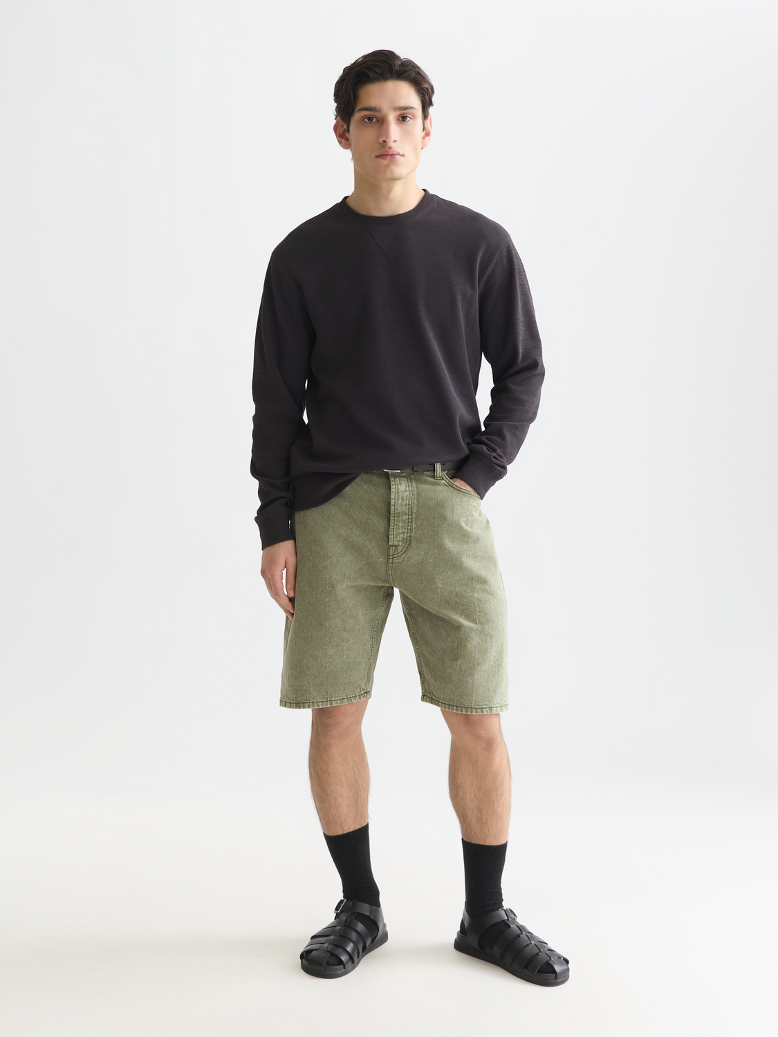 Garment-dyed sweatshirt - Scotch & Soda AU