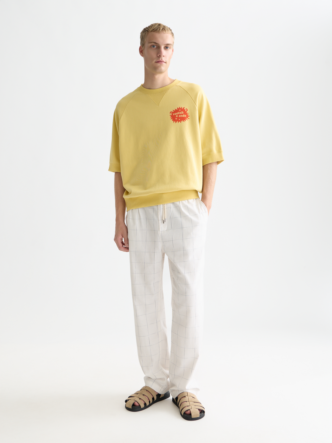 Artwork loose-fit sweatshirt