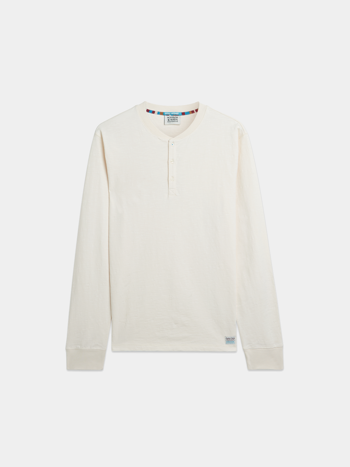 Slub henley shirt - Scotch & Soda AU