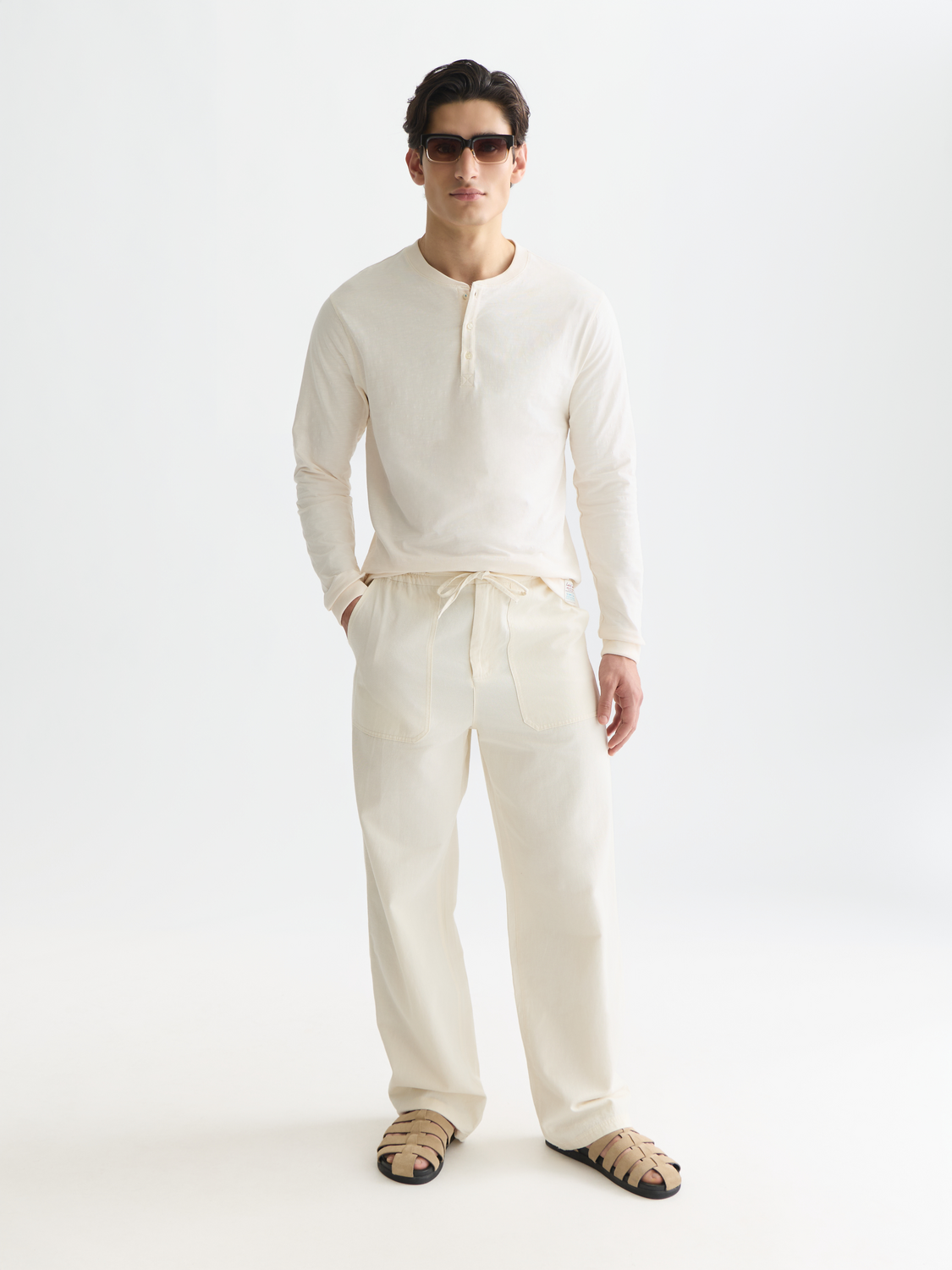 Slub henley shirt - Scotch & Soda AU