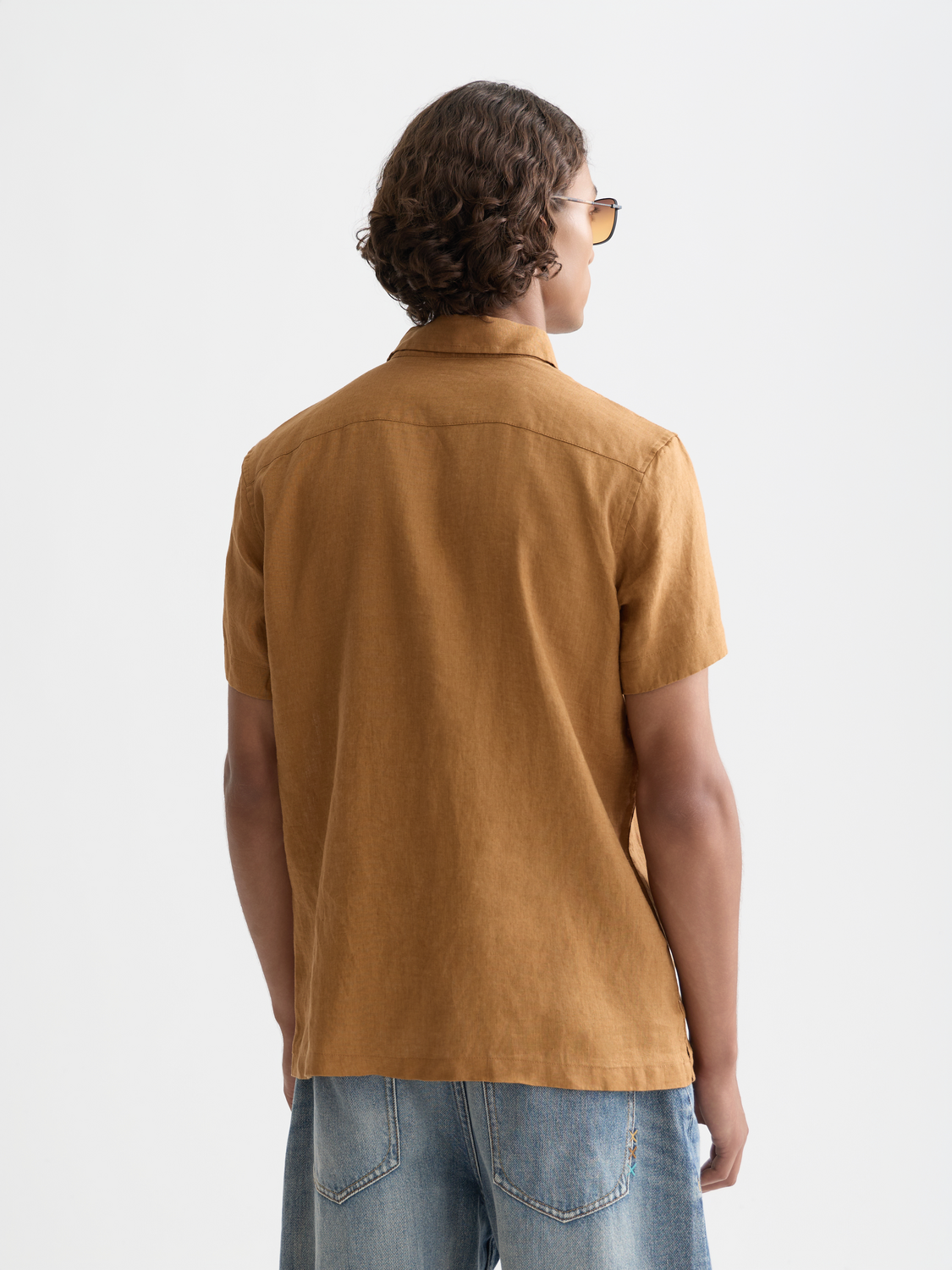 Short sleeved linen shirt - Scotch & Soda AU