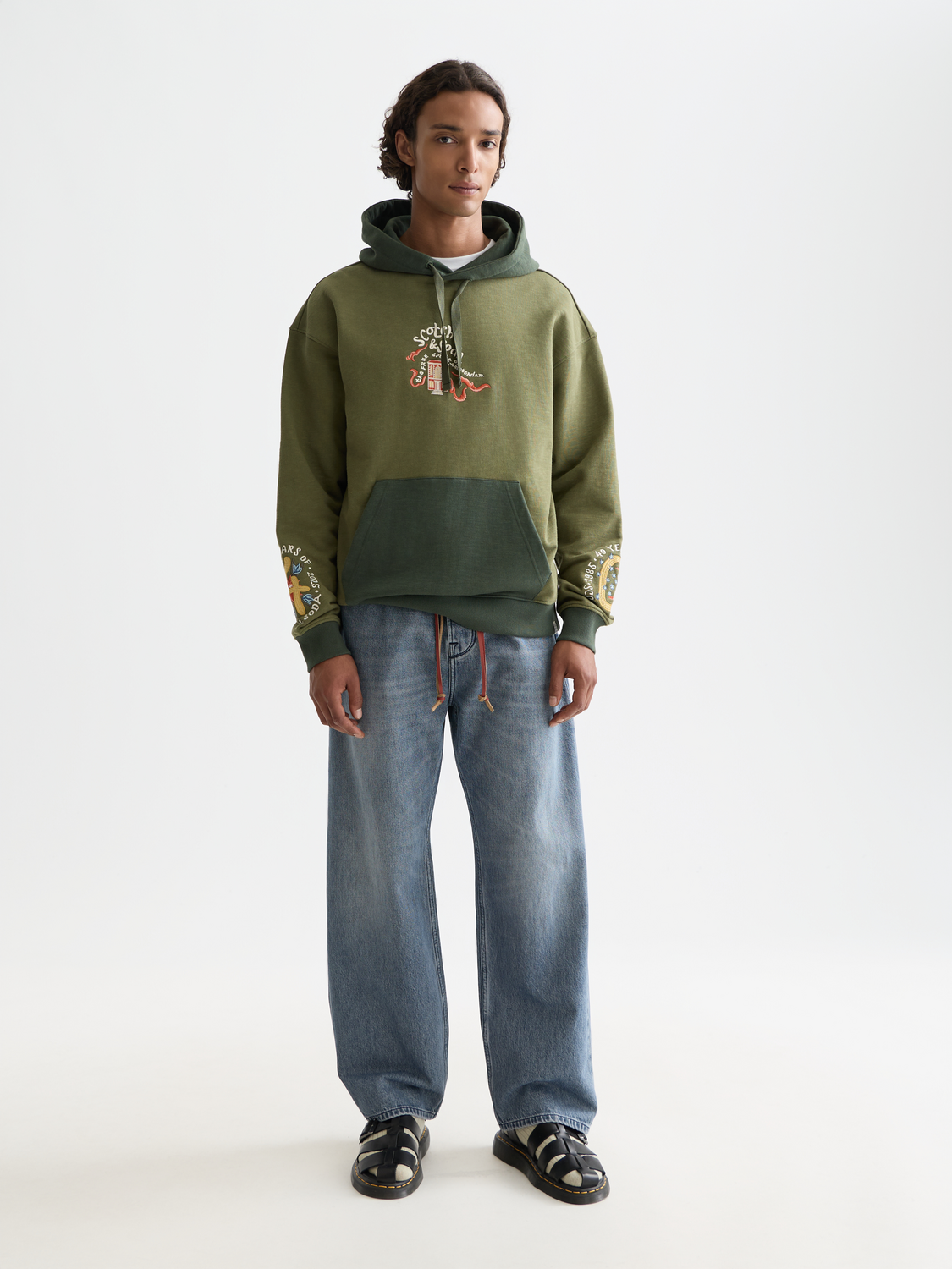 Embroidered hoodie - Scotch & Soda AU