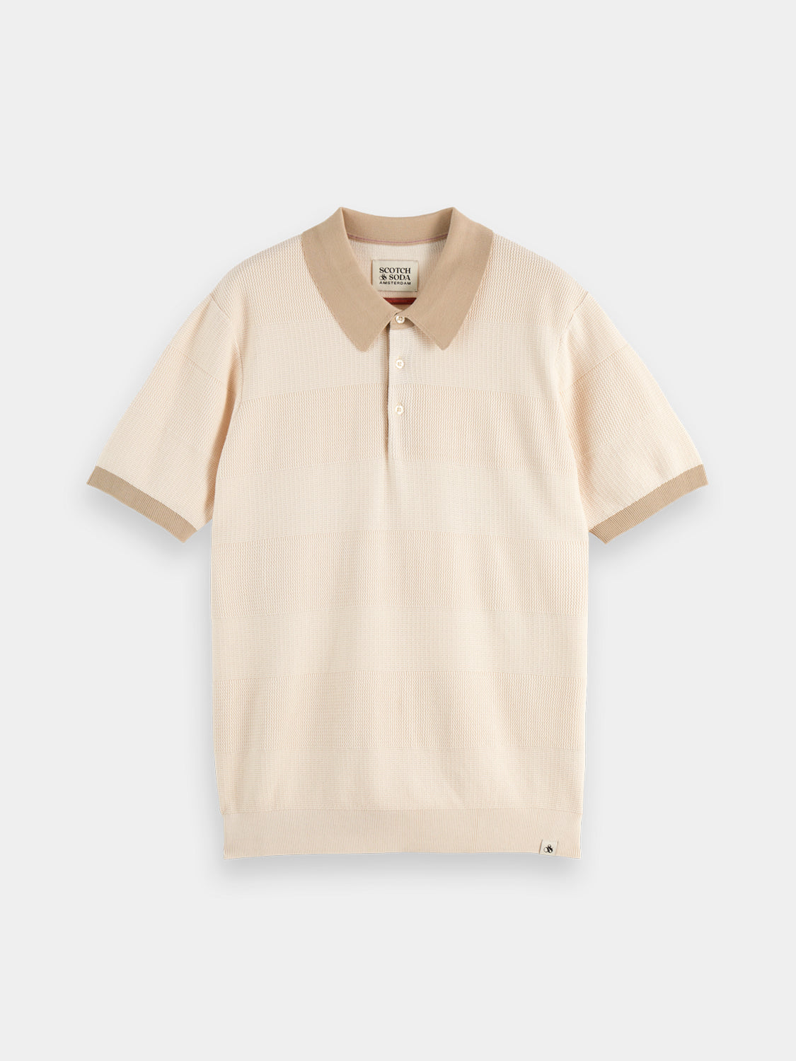 Knitted tonal polo - Scotch & Soda AU