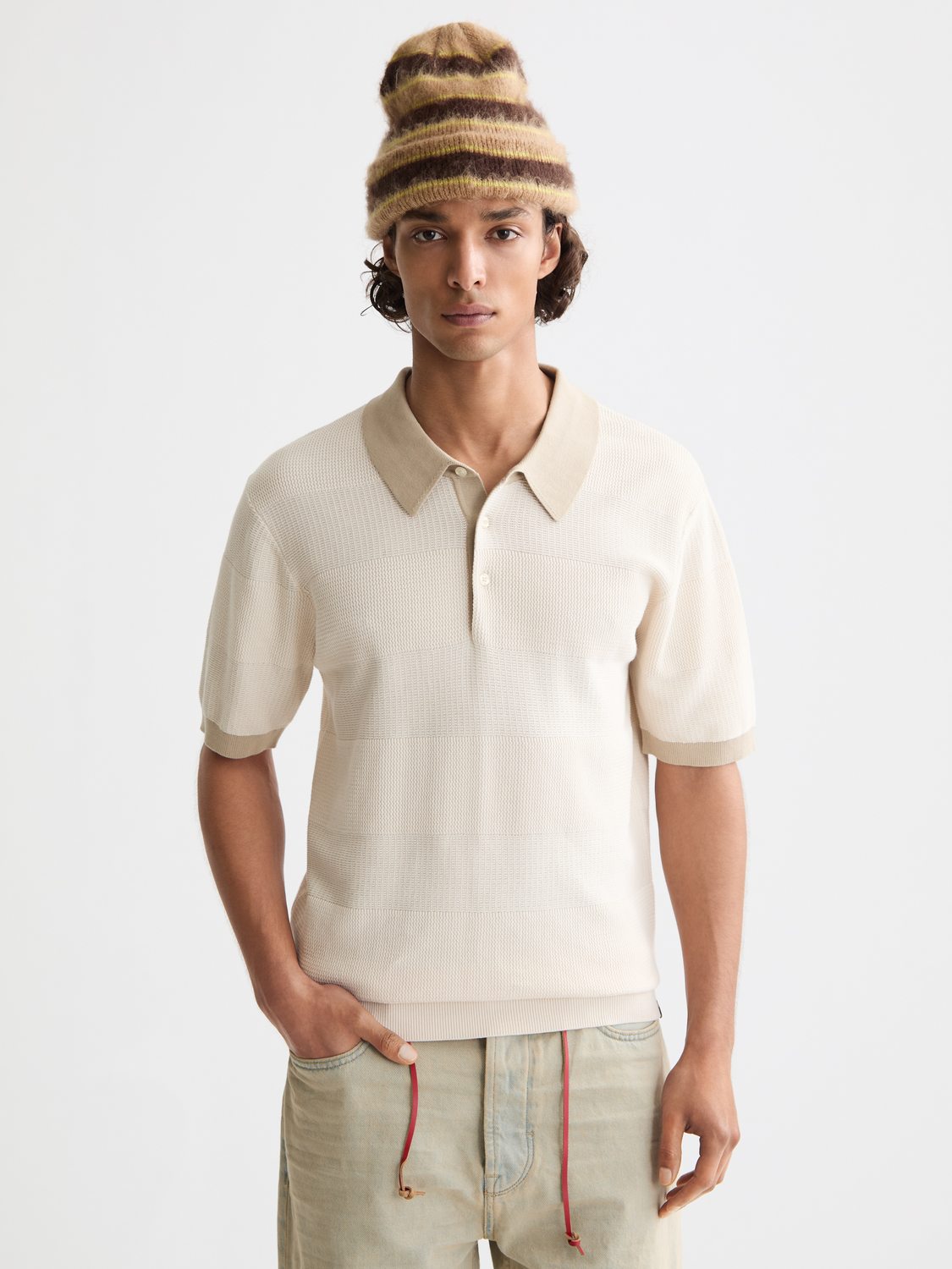 Knitted tonal polo - Scotch & Soda AU