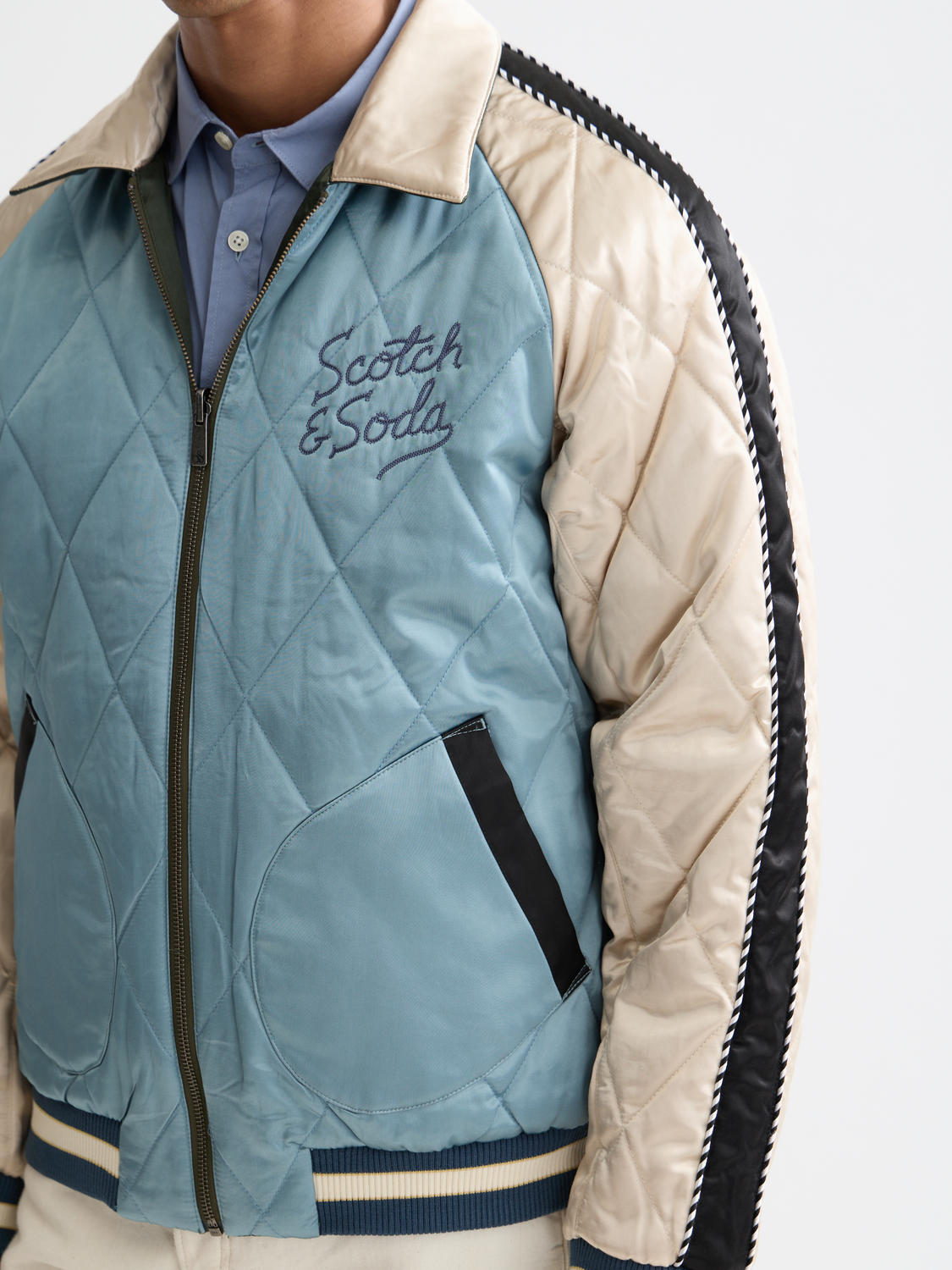 Reversible souvenir bomber - Scotch & Soda AU