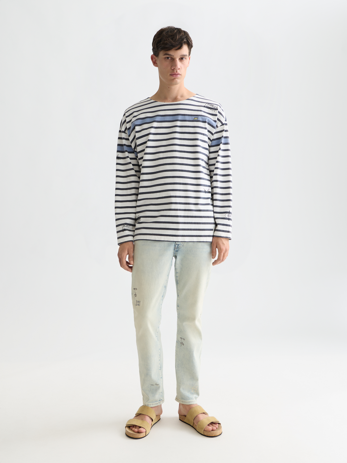 Basquiat breton L/S T-shirt - Scotch & Soda AU