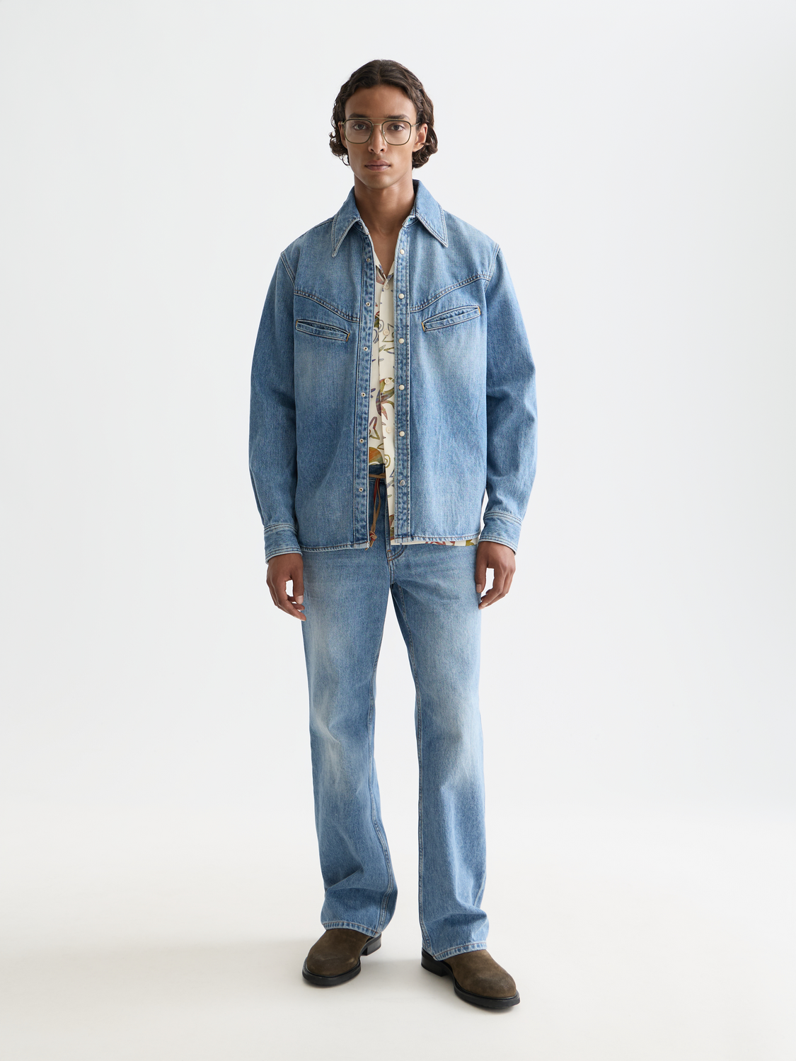 Washed denim shirt - Scotch & Soda AU