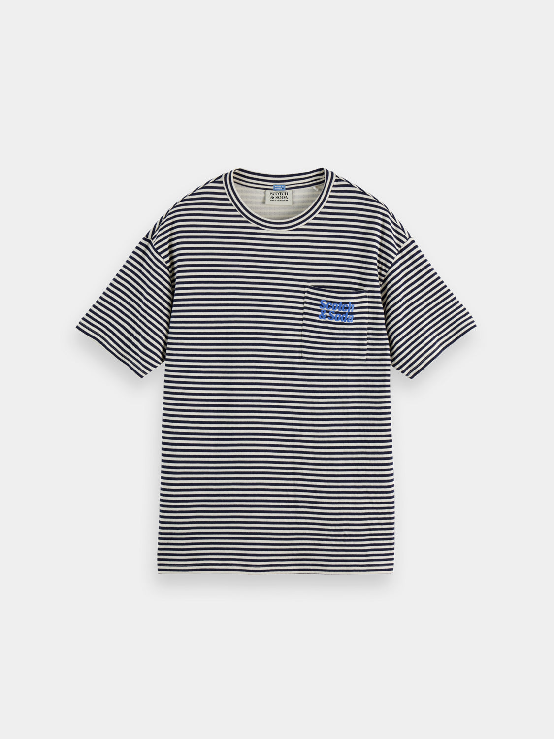 Double face pocket t-shirt - Scotch & Soda AU
