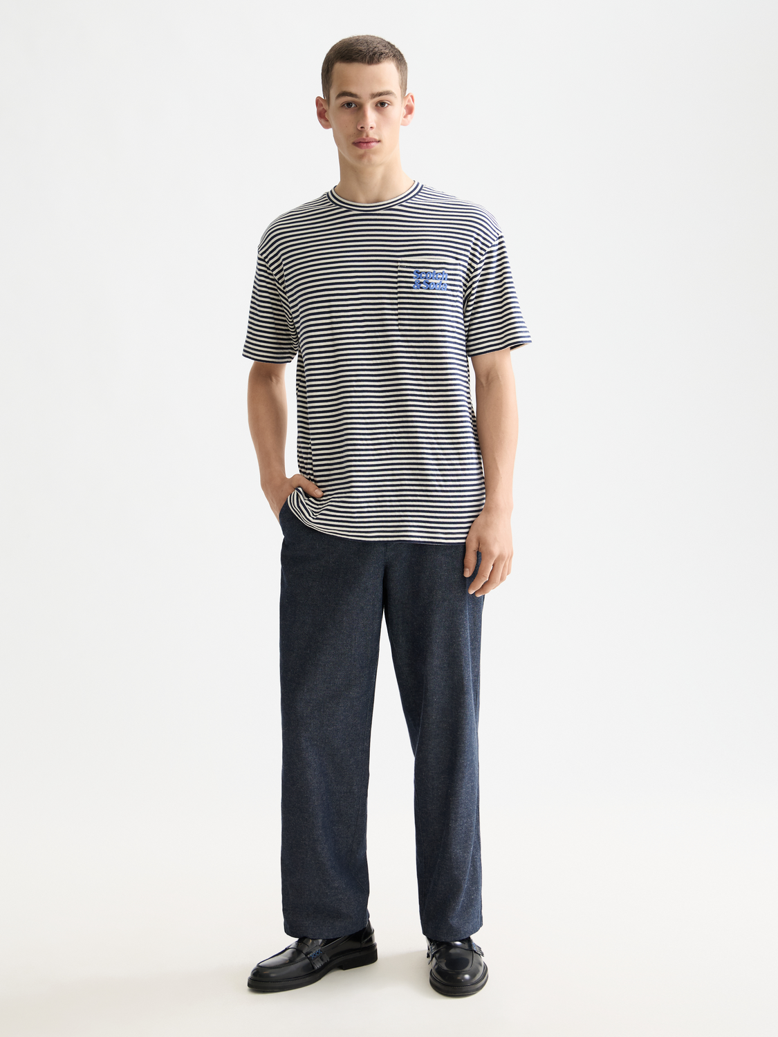 Double face pocket t-shirt - Scotch & Soda AU