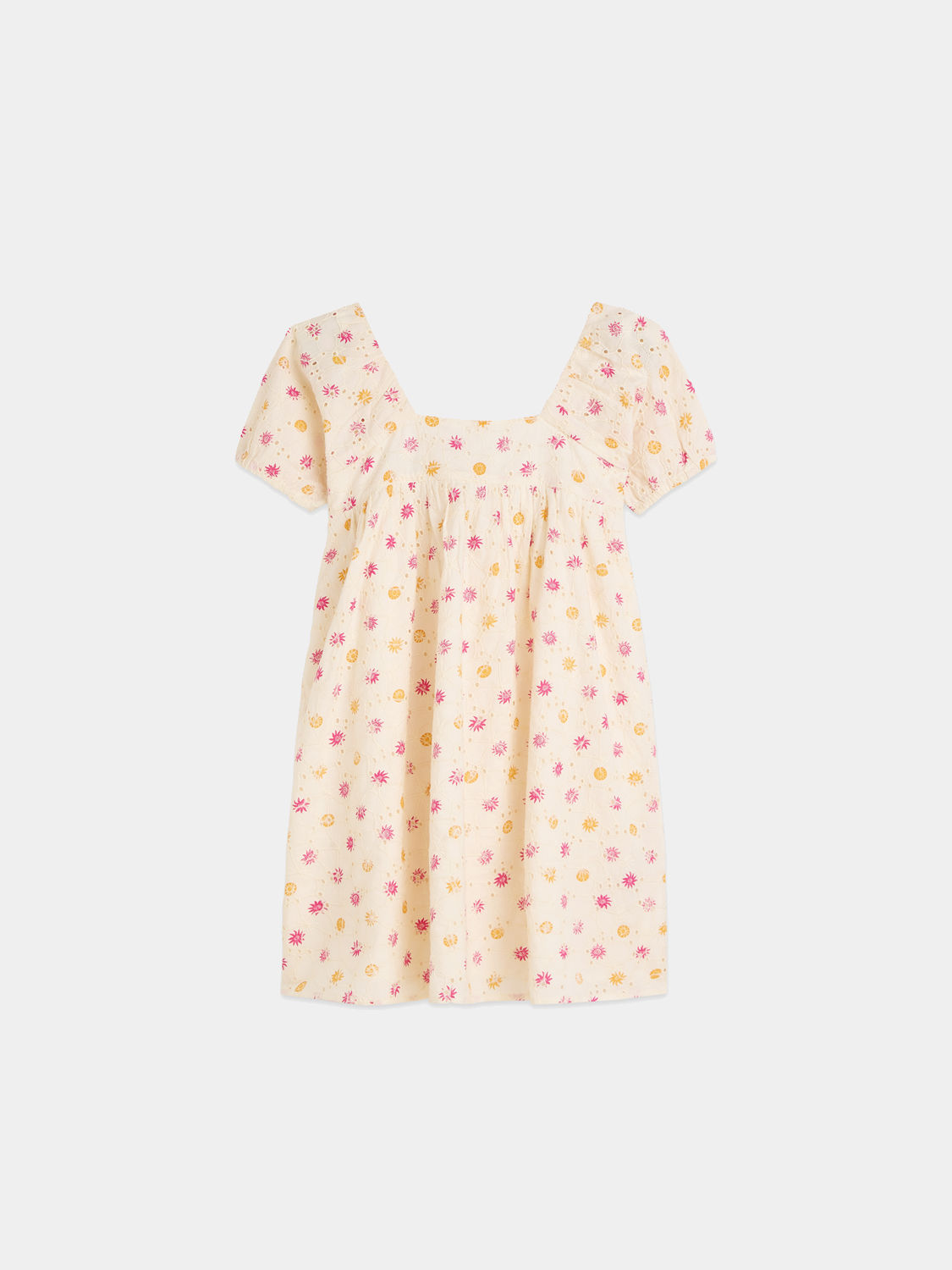 Kids - Embroidered printed dress - Scotch & Soda AU