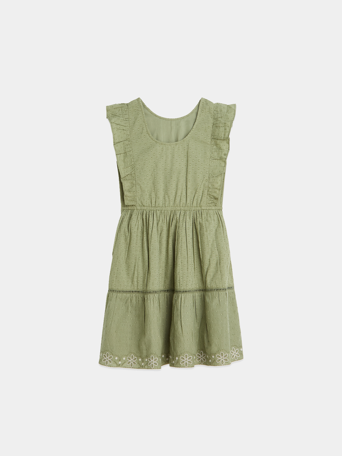 Kids - Embroidered jacquard dress - Scotch & Soda AU