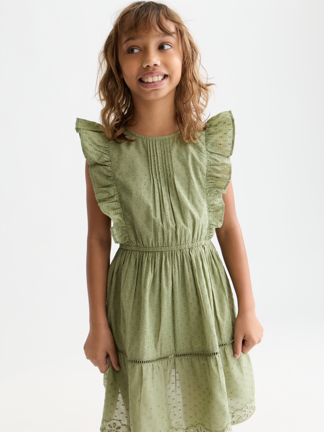Kids - Embroidered jacquard dress - Scotch & Soda AU