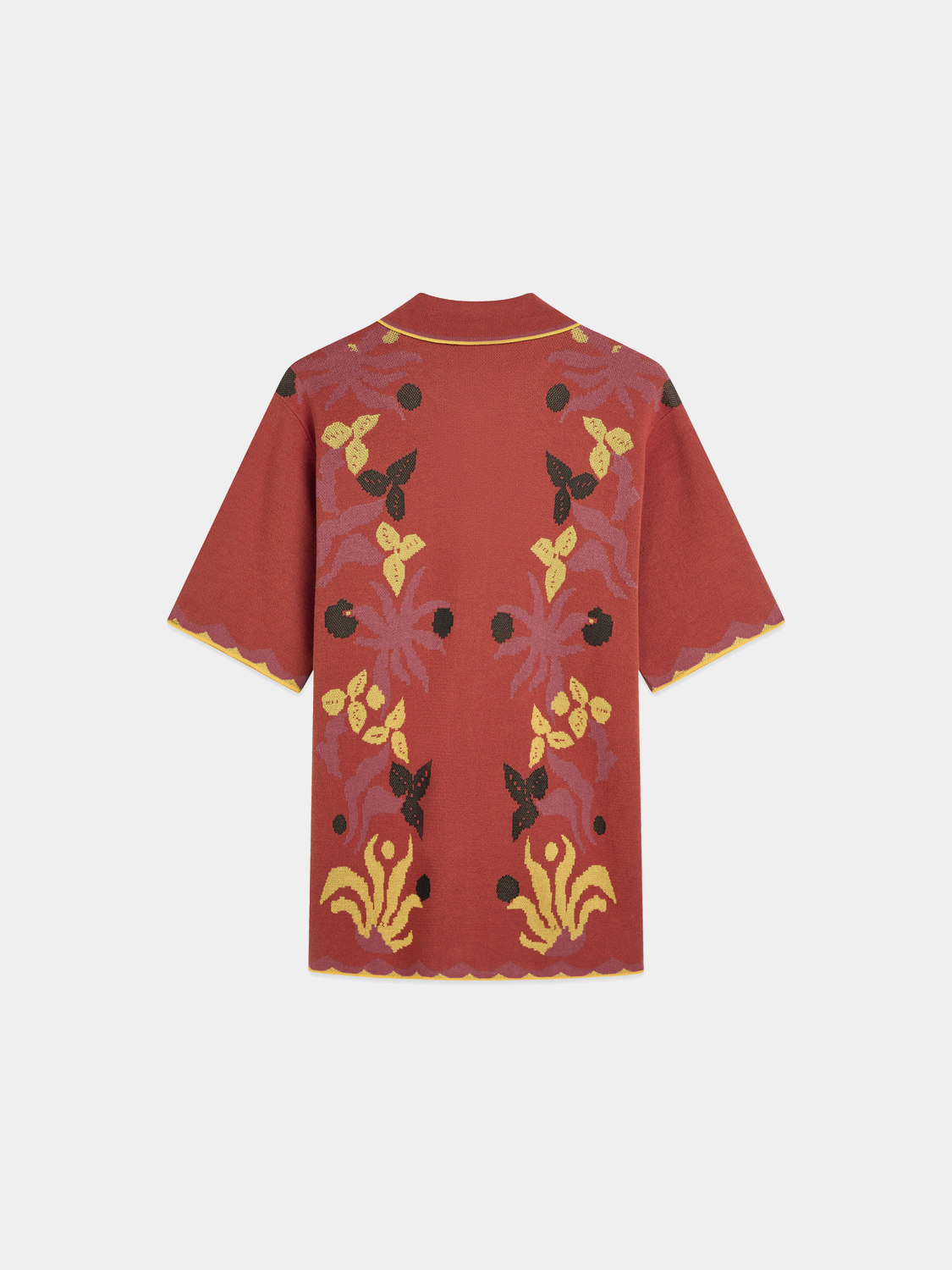 Knitted jaquard short sleeved shirt - Scotch & Soda AU