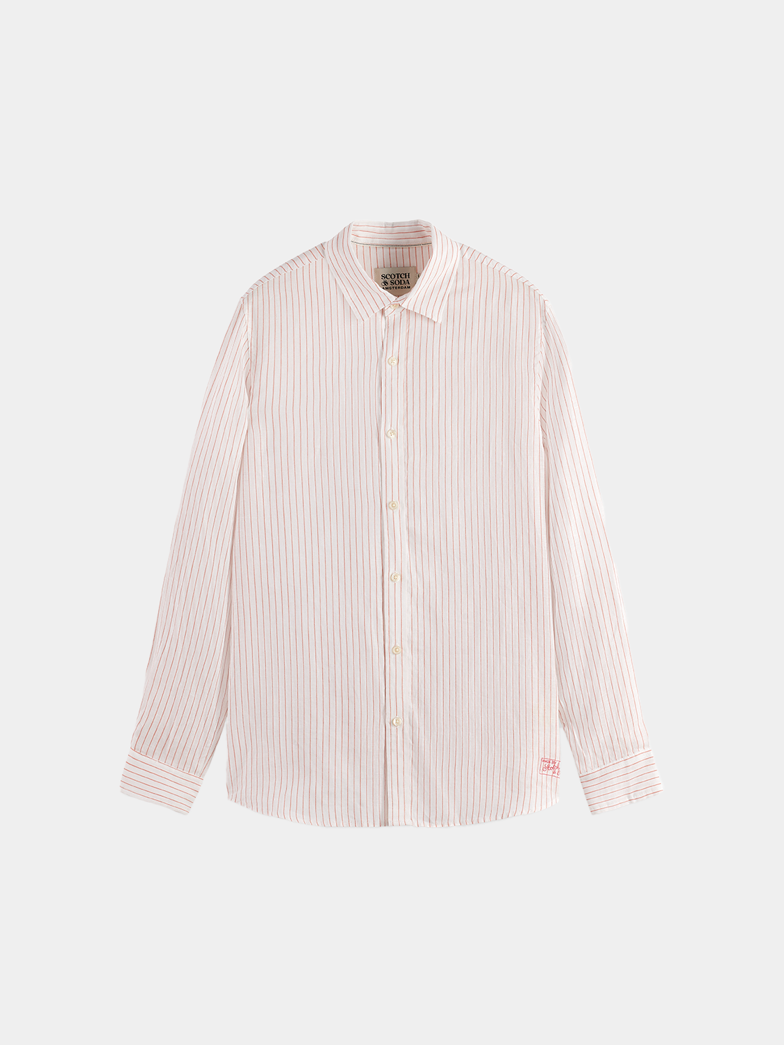 Striped linen shirt - Scotch & Soda AU